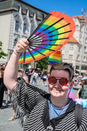 The Brno Pride Parade passed through the city centre as part of the Brno Pride Week 2026 event, in Brno, Czech Republic, on June 6, 2026. (CTKxPhoto MonikaxHlavacova) CTKPhotoP2026060604414  CTKPhotoP2026060604414
