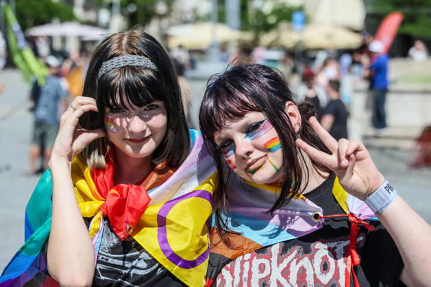 The Brno Pride Parade passed through the city centre as part of the Brno Pride Week 2026 event, in Brno, Czech Republic, on June 6, 2026. (CTKxPhoto MonikaxHlavacova) CTKPhotoP2026060604430  CTKPhotoP2026060604430