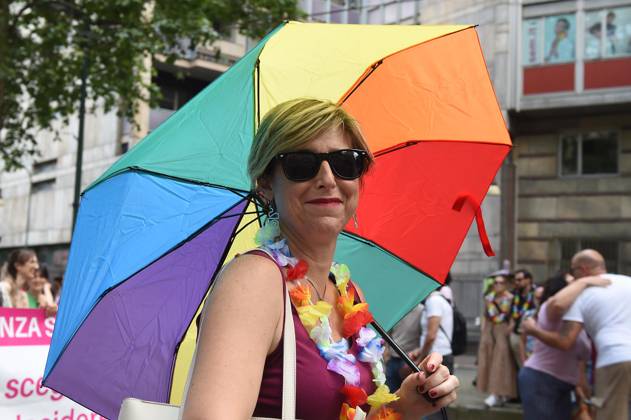 Foto IPP Massimo Rana Torino 06-06-2026 Gay Pride a Torino 20 anni dopo la prima uscita nella foto manifestanti Italy Photo Press - World Copyright