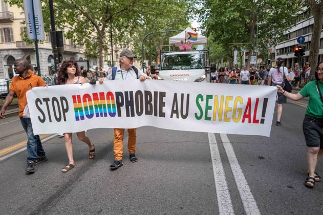 IPA85406683 - Turin. PRIDE 2026 more than 150,000 people parade through the streets of the city center. Pictured: images from Pride Copyright: xRiccardoxGIordanox xRiccardoxGiordanox 85406683
