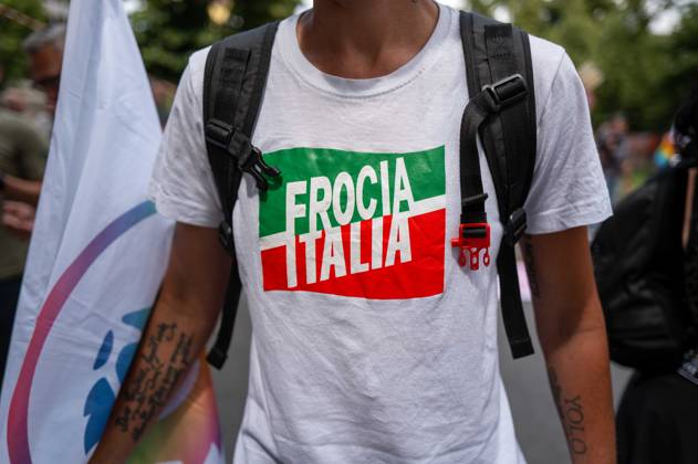 IPA85406636 - Turin. PRIDE 2026 more than 150,000 people parade through the streets of the city center. Pictured: images from Pride Copyright: xRiccardoxGIordanox xRiccardoxGiordanox 85406636