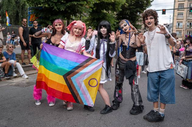 IPA85406665 - Turin. PRIDE 2026 more than 150,000 people parade through the streets of the city center. Pictured: images from Pride Copyright: xRiccardoxGIordanox xRiccardoxGiordanox 85406665