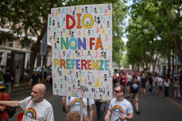 IPA85406733 - Turin. PRIDE 2026 more than 150,000 people parade through the streets of the city center. Pictured: images from Pride Copyright: xRiccardoxGIordanox xRiccardoxGiordanox 85406733