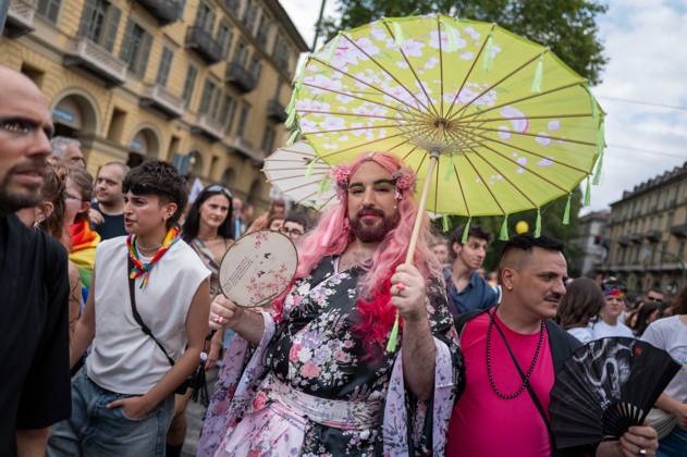 IPA85406781 - Turin. PRIDE 2026 more than 150,000 people parade through the streets of the city center. Pictured: images from Pride Copyright: xRiccardoxGIordanox xRiccardoxGiordanox 85406781