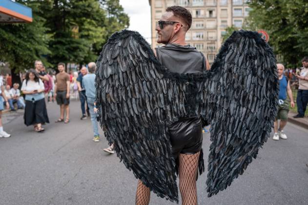 IPA85406649 - Turin. PRIDE 2026 more than 150,000 people parade through the streets of the city center. Pictured: images from Pride Copyright: xRiccardoxGIordanox xRiccardoxGiordanox 85406649
