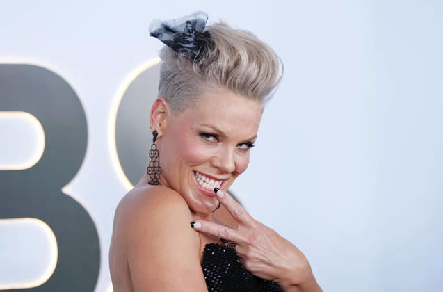 Pink arrives on the red carpet at The 79th Annual Tony Awards at Radio City Music Hall on Sunday, June 7, 2026 in New York City.  NYP202606072008 JohnxAngelillo