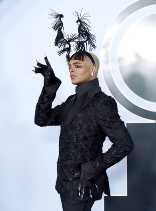 Layton Williams arrives on the red carpet at The 79th Annual Tony Awards at Radio City Music Hall on Sunday, June 7, 2026 in New York City.  NYP20260607254 JohnxAngelillo