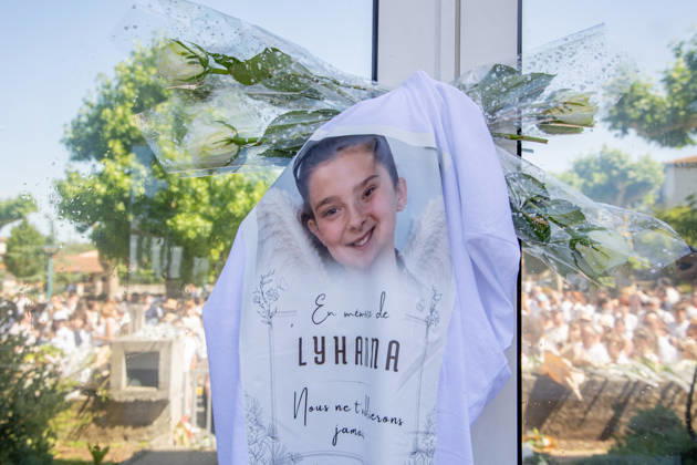 Commemorative White March To Lyhanna - Fleurance Atmosphère during commemorative white march to pay tribute to Lyhanna in Fleurance, France on June 7 2026. The disappearance of the girl identified by police as 11-year-old schoolgirl Lyhanna and days of searches that ended with the discovery of her body in a disused grain silo have gripped national and, increasingly, political attention since she went missing in the southwestern Gers region on May 29. Photo by I Bazin ABACAPRESS.COM Fleurance Gers France  Copyright: xIxBazin ABACAx
