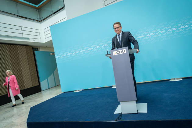 Carsten Linnemann, CDU-Generalsekretär, während der Pressekonferenz nach der Bundesvorstandssitzung;CDU Bundesvorstand und Gremiensitzungen am 08.06.2026, Berlin Berlin Deutschland Konrad-Adenauer-Haus, Bundespart