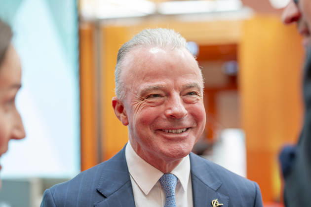 Brendan Nelson - Aviation Summit EUR, Deutschland, Berlin, 09.06.2026: Brendan Nelson, President Of Boeing Global Addresses Leadership Matters - Am Vortag der ILA26 treffen sich auf der Aviation Summit (BAS) Entscheider der internationalen Luftfahrt aus Politik, Industrie, Wissenschaft und Finanzen. Sie erörtern welche Fortschritte sind heute schon erreicht worden und welche Herausforderungen müssen noch gemeistert werden.