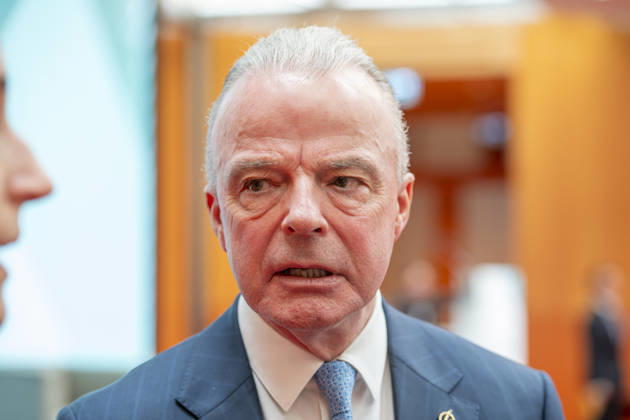 Brendan Nelson - Aviation Summit EUR, Deutschland, Berlin, 09.06.2026: Brendan Nelson, President Of Boeing Global Addresses Leadership Matters - Am Vortag der ILA26 treffen sich auf der Aviation Summit (BAS) Entscheider der internationalen Luftfahrt aus Politik, Industrie, Wissenschaft und Finanzen. Sie erörtern welche Fortschritte sind heute schon erreicht worden und welche Herausforderungen müssen noch gemeistert werden.