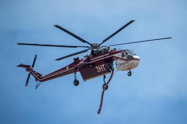 June 10, 2026, Oceanside, California, USA: Fire crews battle the November Fire off Foussat Rd. in Oceanside, California, on June 10, 2026. Multiple resources were called to subdue the nearly 850 acre fire that borders Camp Pendleton and the Whelan Lake Audubon Society Preserve. Oceanside USA - ZUMAg219 20260610_znp_g219_010 Copyright: xJakexLeexGreenx