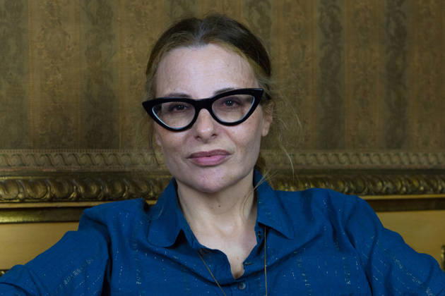 IPA85559215 - Turin, Italy. June 10, 2026. Italian writer Teresa Ciabatti is a guest of the Circolo dei Lettori as a shortlisted author for the Strega Prize (Premio Strega) literary award  Copyright: xMarcoxDestefanisx xx 85559215