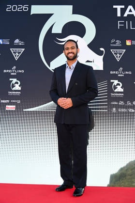 IPA85560888 - Taormina, 72nd Taormina Film Fest 2026 Day 1, red carpet. Pictured: Faisal Baltyuor  Copyright: xManuelexMangiarottix xDxAvanzo Mangiarottix 85560888