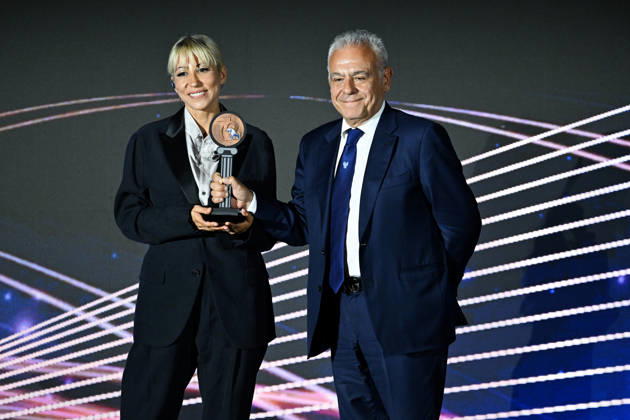 IPA85561881 - Taormina, 72nd Taormina Film Fest 2026 Night 1, Awards Ceremony Pictured: Malika Ayane  Copyright: xMaurizioxD avanzox xDxAvanzo Mangiarottix 85561881
