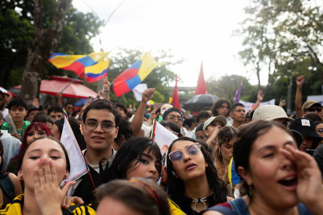 Ivan Cepeda Rally in Medellin Left-wing presidential candidate Ivan Cepeda Castro for the political party Pacto Historico takes part during a rally in Medellin, Colombia in the midst of the presidential runoff election, on june 10, 2026. Photo by: Camilo Moreno Long Visual Press Medellin Antioquia Colombia Copyright: xCamiloxMorenox