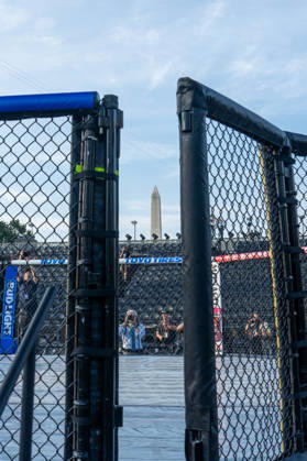 June 11, 2026, Washington, Dc, United States: Scenes from the Ulitmate Fighting Championship (UFC) arena on the South Lawn of the White House on June 11, 2026. The UFC will host the Freedom 250 fights on President TrumpÃ¢â‚¬â ¢s birthday on June 14, 2026. Washington United States - ZUMAl312 20260611_znp_l312_011 Copyright: xAndrewxLeydenx