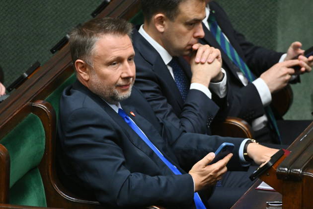 RECORD DATE NOT STATED 10.06.2026 WARSZAWA SEJM RP Warsaw 10 06 2026 59th session of the Sejm of the 10th term - Polish Parliament DEBATA I GLOSOWANIE NAD WOTUM NIEUFNOSCI DLA MINISTRA MSWIA MARCINA KIERWINSKIEGO DEBATE AND VOTE ON THE NO-CONFIDENCE MOTION FOR THE MINISTER OF THE INTERIOR MARCIN KIERWINSKI N Z MARCIN KIERWINSKI ANDRZEJ DOMANSKI RZAD FOT DAMIAN BURZYKOWSKI NEWSPIX.PL NEWSPIX.PL --- newspix.pl 