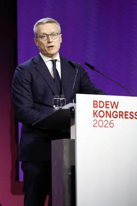 Karsten Wildberger beim BDEW Kongress 2026 in der Station . Berlin, 11.06.2026