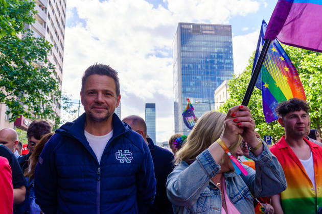News Bilder des Tages The 25th Pride Warsaw. Mayor of Warsaw Rafal Trzaskowski at the Warsaw Pride march. Warsaw Poland Copyright: xMikolajxJaneczekx