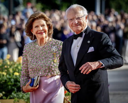 13-06-2026 Concert King Carl Gustaf and Queen Silvia arrive at the Royal Opera House for a golden wedding concert given in honor of the royal couple during their golden wedding anniversary celebrations in Stockholm, Sweden Â  Copyright: xPPEx