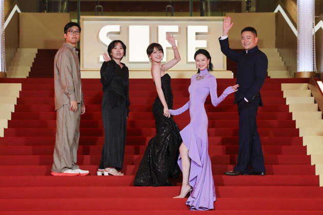 SHANGHAI, CHINA - JUNE 13: Cast and crew of the film The Great Skull arrive at the red carpet of the 28th Shanghai International Film Festival Gala Night on June 13, 2026 in Shanghai, China.  Copyright: xVCGx 111647984639