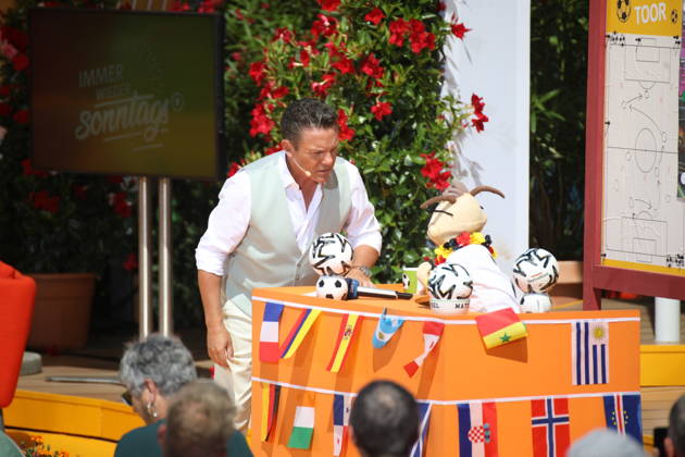 Stefan Mross in der ARD TV-Show Immer wieder sonntags im Europa-Park. Rust, 14.06.2026 Copyright: xAgenturxMatthiasxWehnertx xM.xGränzdörferx