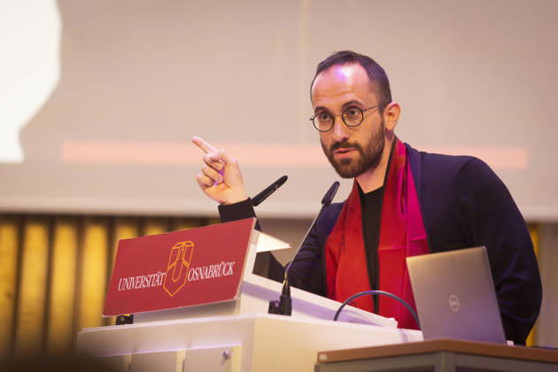 Dankesrede von Pianist Igor Levit - Uni Osnabrück verleiht Prof. Igor Levit die Ehrendoktorwürde. Veranstaltung in der Schlossaula der Universität Osnabrück am 12.06. 2026 Ehrendoktor für Igor Levit