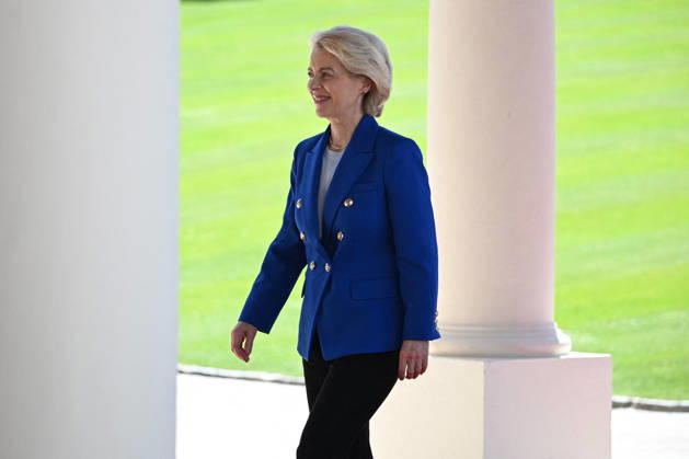Ursula von der Leyen, President of the European Commission Arrivées des chefs détats et de gouvernement au sommet du G7 à Evian le 15 juin 2026 Jeanne Accorsini Bestimage Arrival of heads of state and government at the G7 summit in Evian on June 15, 2026 Evian France Copyright: xJeannexAccorsinix xPoolx xBestimagexJeannexAccorsinix xPoolx xBestimagex