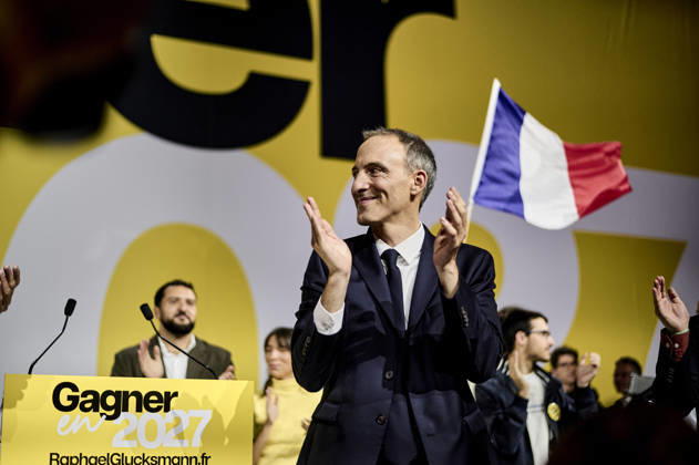 Raphael Glucksmann at a rally in Aubervilliers on June 13, 2026, as part of the campaign for 2027 French presidential election. - 13 06 2026 - France Aubervilliers -  AntoninxBuratx xLexPictorium LePictorium_0336358