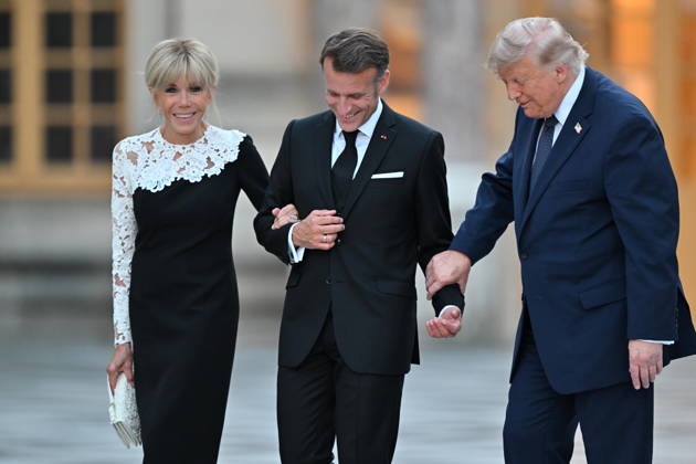 US President Trump - French President Macron meeting in Versailles VERSAILLES, FRANCE - JUNE 17: US President Donald Trump and French President Emmanuel Macron attend a dinner at the Palace of Versailles, officially marking the 250th anniversary of US independence and celebrating the longstanding relationship between France and the United States, in Versailles, France on June 17, 2026. Mustafa Yalcin Anadolu Versailles France. Editorial use only. Please get in touch for any other usage.  Copyright: x2026xAnadoluxMustafaxYalcinx