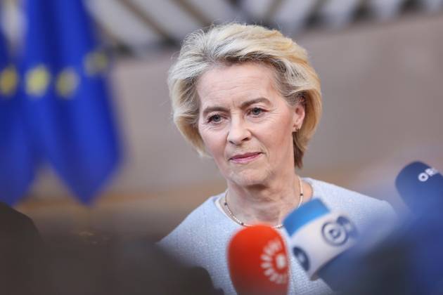 Brüssel, Belgien, 18.06.2026: Europa-Gebäude: EU-Gipfel: Ursula von der Leyen, Präsidentin der Europäischen Kommission Copyright: xdtsxNachrichtenagenturx dts_123938