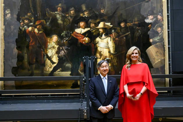 Entertainment Bilder des Tages 18-06-2026 Amsterdam Queen Maxima and Emperor Naruhito of Japan visited the Rijksmuseum in Amsterdam on the 2nd day of the 3 day statevisit to the Netherlands. Â  Copyright: xPPEx
