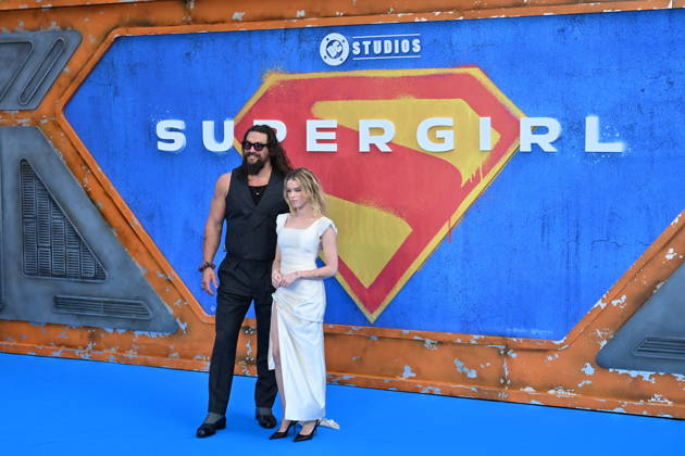 Supergirl fan event at Cineworld Leicester Square Featuring: Jason Momoa and Milly Alcock Where: London, United Kingdom When: 18 Jun 2026 Credit: Nils Jorgensen INSTARimages EDITORIAL USE ONLY. NOT FOR USE BY NEWSPAPERS BASED IN THE UK. Copyright: xx instar55785212