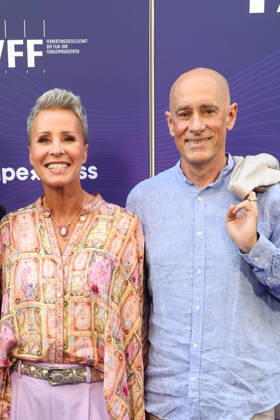 Sonja Zietlow and her husband Jens Oliver Haas attend the German Entertainment Award ceremony on June 18, 2026, in Cologne, Germany Deutscher Entertainment Award in Cologne, Germany