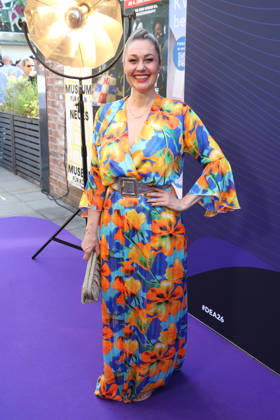 Ruth Moschner attends the German Entertainment Award ceremony on June 18, 2026, in Cologne, Germany Deutscher Entertainment Award in Cologne, Germany