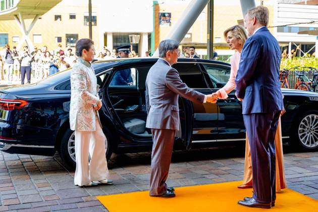 UTRECHT, The Netherlands, 2026-06-19 10:30:37 UTRECHT, 19-06-2026, Princess Maxima Center At the invitation of King Willem-Alexander and Queen Maxima, Emperor Naruhito of Japan is paying a state visit to the Netherlands. Emperor Naruhito is accompanied by Her Majesty Empress Masako. The state visit is a confirmation of the close and historic relationship between Japan and the Netherlands. The countries share 426 years of bilateral relations. PHOTO: NLBeeld POOL Mischa Schoemaker In the photo: Emperor Naruhito and Empress Masako. King Willem-Alexander and Queen Maxima visit the Princess Maxima Center for Pediatric Oncology in Utrecht. After a welcome by children, their parents, and hospital staff, the group visits the research wing. Cr  Copyright: xx x