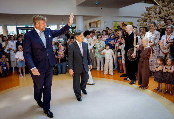 19-06-2026 Utrecht King Willem-Alexander with Emperor Naruhito of Japan visited the Princess Maxima Center for Pediatric Oncology in Utrecht on the 3rd and last day of the 3 day statevisit to the Netherlands. Â Copyright: xPPEx