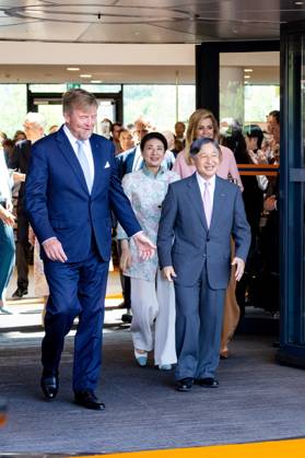 UTRECHT, The Netherlands, 2026-06-19 12:40:18 UTRECHT, 19-06-2026, Princess Maxima Center At the invitation of King Willem-Alexander and Queen Maxima, Emperor Naruhito of Japan is paying a state visit to the Netherlands. Emperor Naruhito is accompanied by Her Majesty Empress Masako. The state visit is a confirmation of the close and historic relationship between Japan and the Netherlands. The countries share 426 years of bilateral relations. PHOTO: NLBeeld POOL Mischa Schoemaker In the photo: Emperor Naruhito and Empress Masako. King Willem-Alexander and Queen Maxima visit the Princess Maxima Center for Pediatric Oncology in Utrecht. After a welcome by children, their parents, and hospital staff, the group visits the research wing. Cr  Copyright: xx x