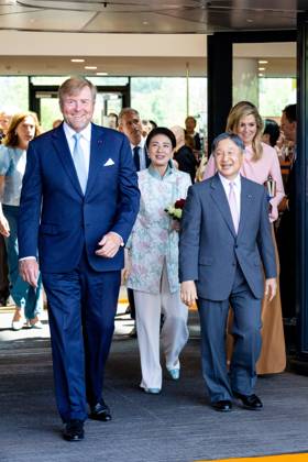 UTRECHT, The Netherlands, 2026-06-19 12:40:19 UTRECHT, 19-06-2026, Princess Maxima Center At the invitation of King Willem-Alexander and Queen Maxima, Emperor Naruhito of Japan is paying a state visit to the Netherlands. Emperor Naruhito is accompanied by Her Majesty Empress Masako. The state visit is a confirmation of the close and historic relationship between Japan and the Netherlands. The countries share 426 years of bilateral relations. PHOTO: NLBeeld POOL Mischa Schoemaker In the photo: Emperor Naruhito and Empress Masako. King Willem-Alexander and Queen Maxima visit the Princess Maxima Center for Pediatric Oncology in Utrecht. After a welcome by children, their parents, and hospital staff, the group visits the research wing. Cr  Copyright: xx x