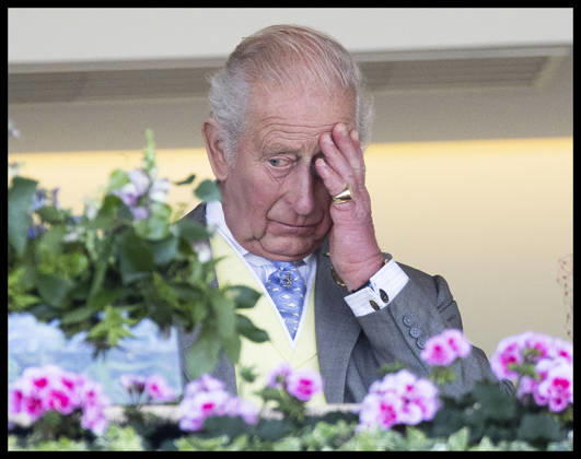 . 19 06 2026. London, United Kingdom. King Charles III in the royal Box as he watched his horse Warrant Holder come in second on day four of Royal Ascot, United Kingdom.  xStephenxLockx xi-Imagesx IIM-26840-0058