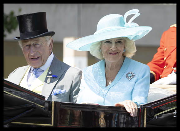 . 19 06 2026. London, United Kingdom. King Charles III and Queen Camilla arriving on day four of Royal Ascot, United Kingdom.  xStephenxLockx xi-Imagesx IIM-26840-0067