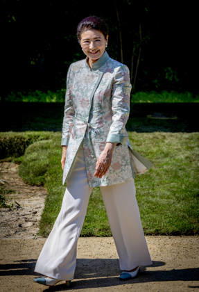 19-06-2026 Amsterdam Empress Masako planting a cherry tree in the Blossom Park in the Amsterdam Forest on the 3rd and last day of the 3 day statevisit to the Netherlands. Â  Copyright: xPPEx