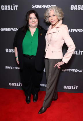 Santa Monica CA June 19: Katie Camosy, Jane Fonda. at the Los Angeles Premiere Of Gaslit held at The Laemmle Monica Film Center in Santa Monica, CA. on June 19, 2026 Credit: AdMedia Santa Monica USA  - ZUMAa123 20260619_zaa_a123_147 Copyright: xADx