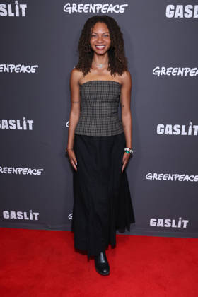 Santa Monica CA June 19: Leah Thomas. at the Los Angeles Premiere Of Gaslit held at The Laemmle Monica Film Center in Santa Monica, CA. on June 19, 2026 Credit: AdMedia Santa Monica USA  - ZUMAa123 20260619_zaa_a123_149 Copyright: xADx