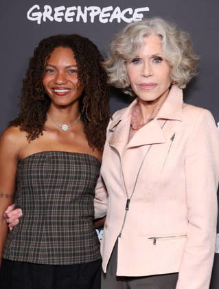 Santa Monica CA June 19: Leah Thomas, Jane Fonda. at the Los Angeles Premiere Of Gaslit held at The Laemmle Monica Film Center in Santa Monica, CA. on June 19, 2026 Credit: AdMedia Santa Monica USA  - ZUMAa123 20260619_zaa_a123_181 Copyright: xADx