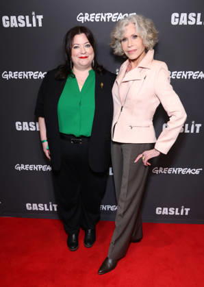 Santa Monica CA June 19: Katie Camosy, Jane Fonda. at the Los Angeles Premiere Of Gaslit held at The Laemmle Monica Film Center in Santa Monica, CA. on June 19, 2026 Credit: AdMedia Santa Monica USA  - ZUMAa123 20260619_zaa_a123_182 Copyright: xADx
