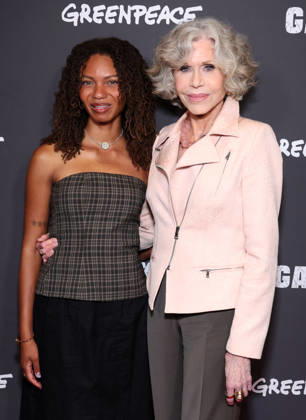 Santa Monica CA June 19: Leah Thomas, Jane Fonda. at the Los Angeles Premiere Of Gaslit held at The Laemmle Monica Film Center in Santa Monica, CA. on June 19, 2026 Credit: AdMedia Santa Monica USA  - ZUMAa123 20260619_zaa_a123_183 Copyright: xADx