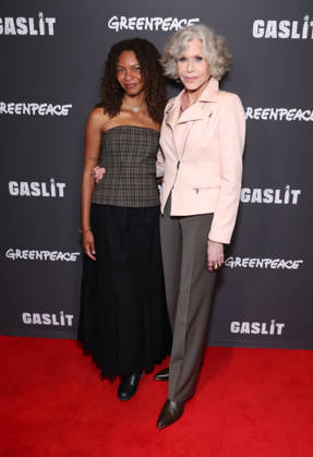 Santa Monica CA June 19: Leah Thomas, Jane Fonda. at the Los Angeles Premiere Of Gaslit held at The Laemmle Monica Film Center in Santa Monica, CA. on June 19, 2026 Credit: AdMedia Santa Monica USA - ZUMAa123 20260619_zaa_a123_143 Copyright: xADx