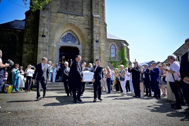 Funeral of Frank Michael ROTHEUX, BELGIUM - JUNE 20 : pictured during the funeral of Frank Michael who died at the age of 79 on June 20, 2026 in Rotheux, Belgium, 20 06 2026 Rotheux Belgium  Copyright: xSesx